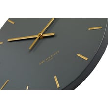 Charcoal Luca Silent Wall Clock